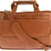 Piel Leather Slim Top-Zip Briefcase 1 Piel Leather Slim Top-Zip Briefcase -Luggage Pros Shop Piel Leather Slim Top Zip Briefcase