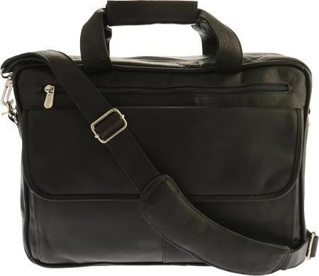 Piel Leather Slim Top-Zip Briefcase Piel Leather Slim Top-Zip Briefcase -Luggage Pros Shop Piel Leather Slim Top Zip Briefcase 7