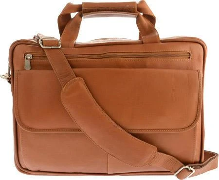 Piel Leather Slim Top-Zip Briefcase Piel Leather Slim Top-Zip Briefcase -Luggage Pros Shop Piel Leather Slim Top Zip Briefcase