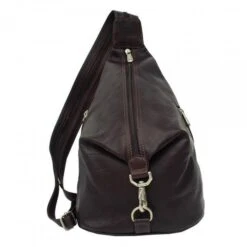 Piel Leather Three-Zip Hobo Sling
