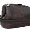 Piel Leather U Frame Utility Kit W/ Zip Bottom -Luggage Pros Shop Piel Leather U Frame Utility Kit w Zip Bottom