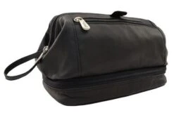 Piel Leather U Frame Utility Kit W/ Zip Bottom -Luggage Pros Shop Piel Leather U Frame Utility Kit w Zip Bottom 7