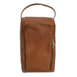 Piel Leather U-Zip Shoe Bag 5 Piel Leather U-Zip Shoe Bag -Luggage Pros Shop Piel Leather U Zip Shoe Bag 4