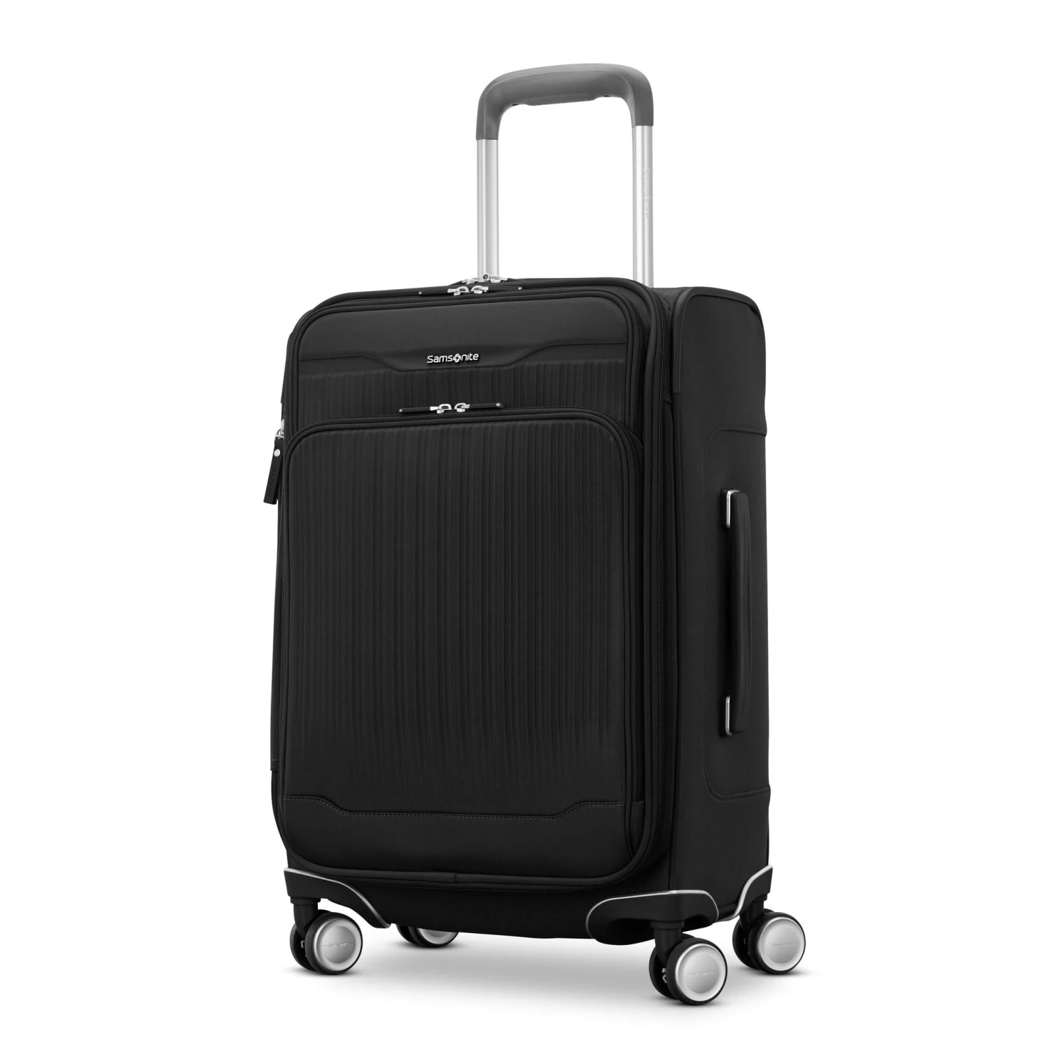Samsonite Silhouette 18 Softside Carry-On Expandable Spinner Samsonite Silhouette 18 Softside Carry-On Expandable Spinner -Luggage Pros Shop Samsonite Silhouette 18 Softside Carry On Expandable Spinner 2