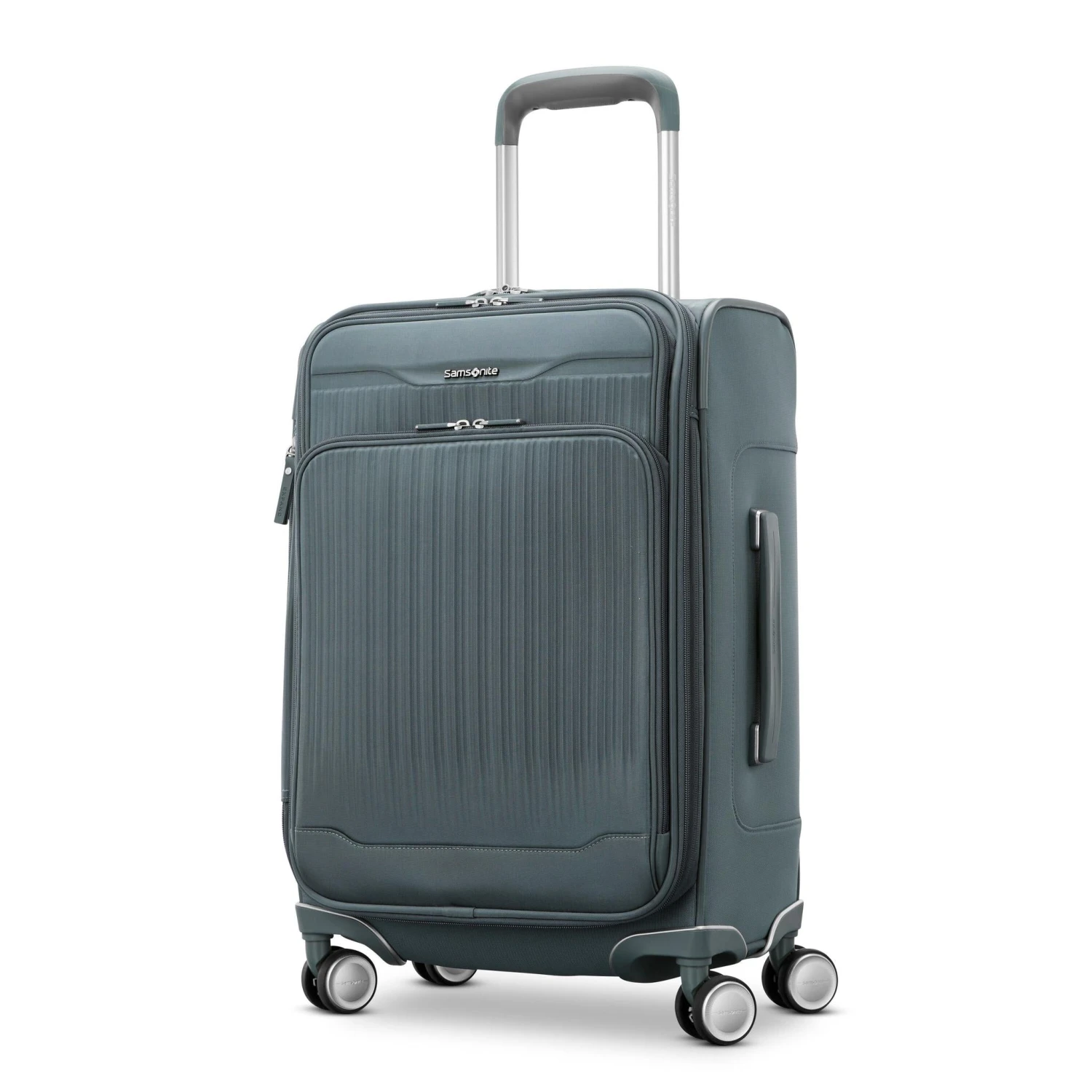 Samsonite Silhouette 18 Softside Carry-On Expandable Spinner Samsonite Silhouette 18 Softside Carry-On Expandable Spinner -Luggage Pros Shop Samsonite Silhouette 18 Softside Carry On Expandable Spinner