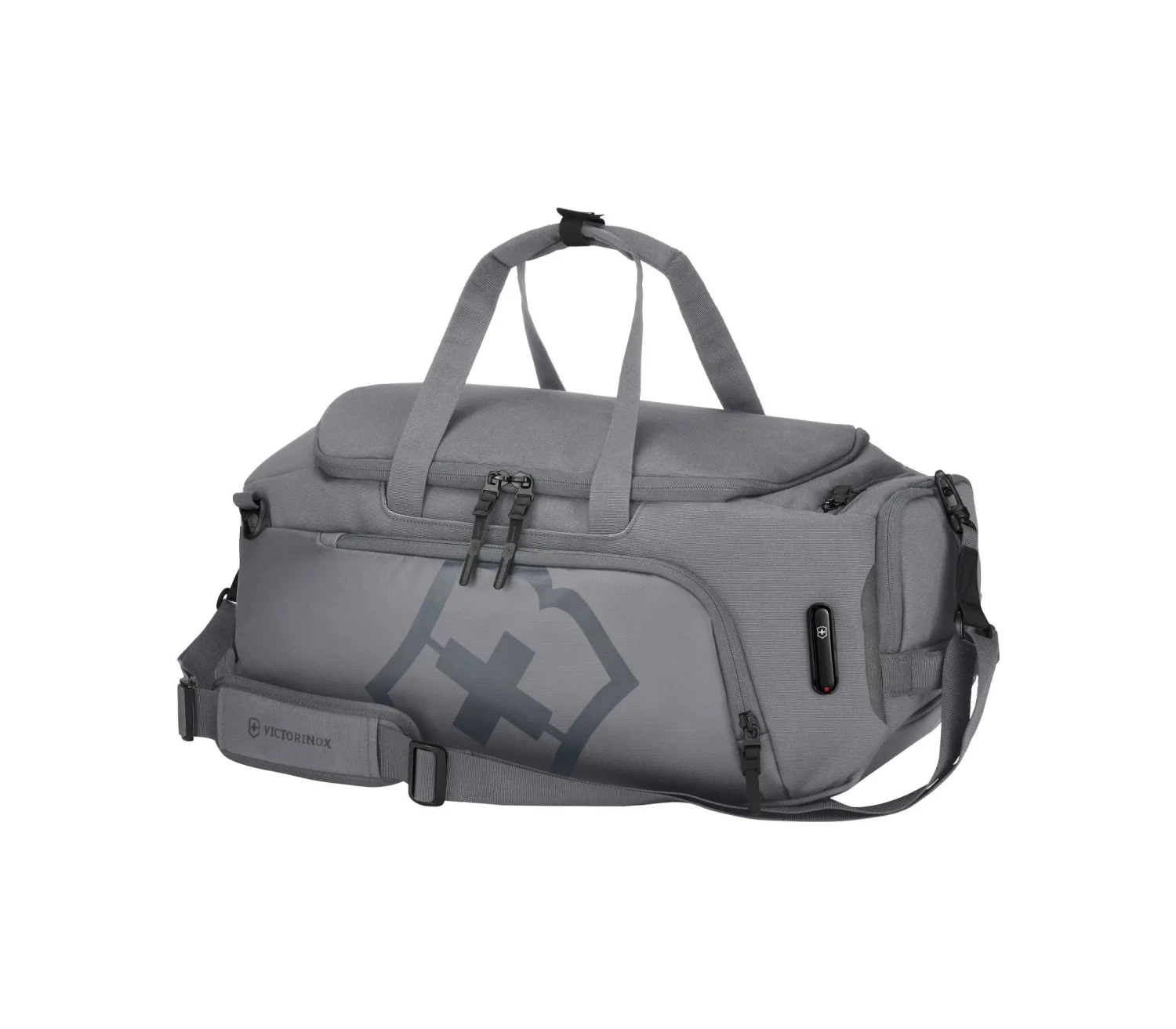 Victorinox Touring 2.0 Travel 2 in 1 Duffel Victorinox Touring 2.0 Travel 2 In 1 Duffel -Luggage Pros Shop TD Gry Front5