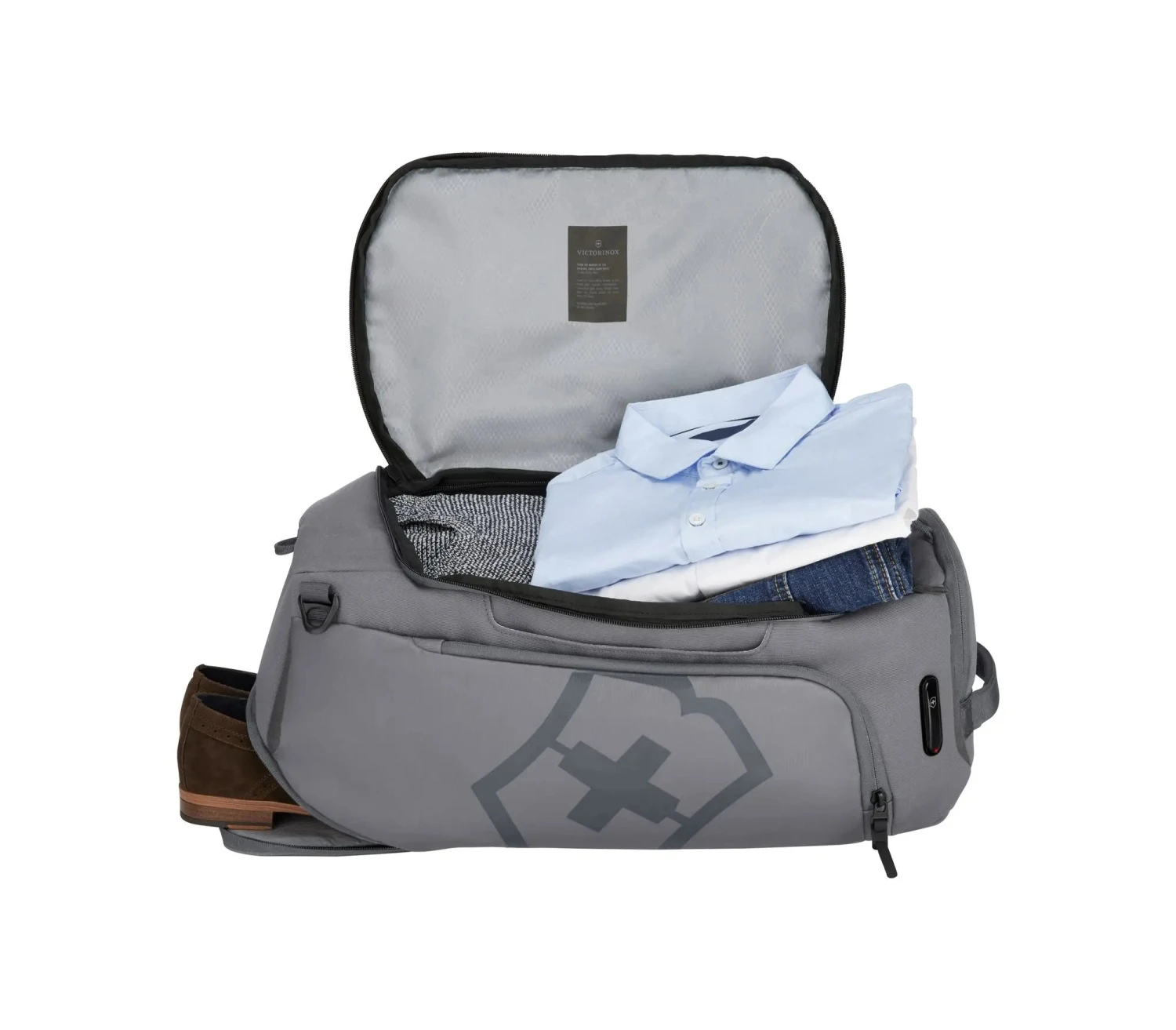 Victorinox Touring 2.0 Travel 2 in 1 Duffel Victorinox Touring 2.0 Travel 2 In 1 Duffel -Luggage Pros Shop TD Gry Open2