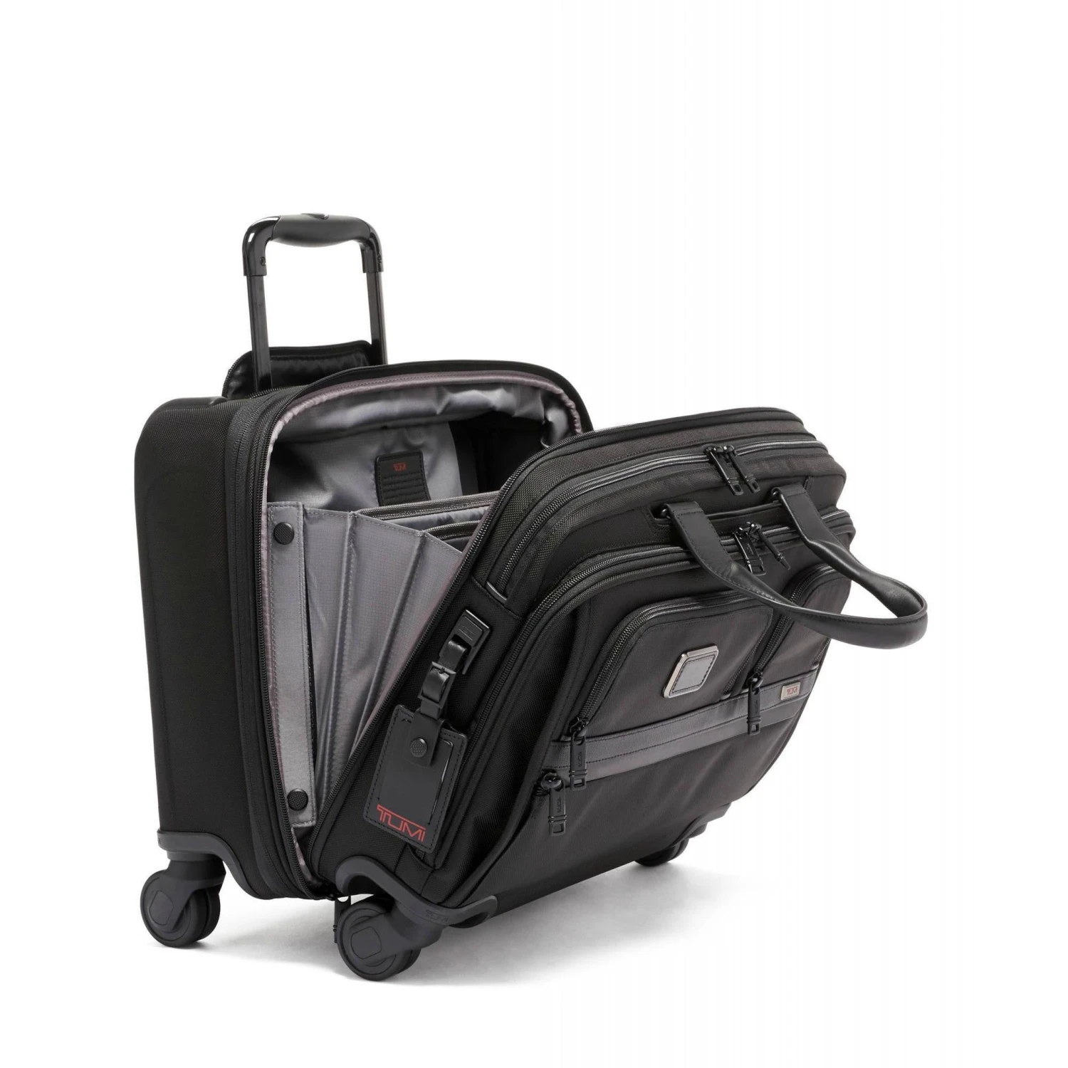TUMI Alpha 3 Deluxe 4 Wheel Laptop Case Brief TUMI Alpha 3 Deluxe 4 Wheel Laptop Case Brief -Luggage Pros Shop TUMI Alpha 3 Deluxe 4 Wheel Laptop Case Brief 3