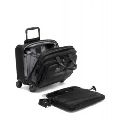 TUMI Alpha 3 Deluxe 4 Wheel Laptop Case Brief 5 TUMI Alpha 3 Deluxe 4 Wheel Laptop Case Brief -Luggage Pros Shop TUMI Alpha 3 Deluxe 4 Wheel Laptop Case Brief 4