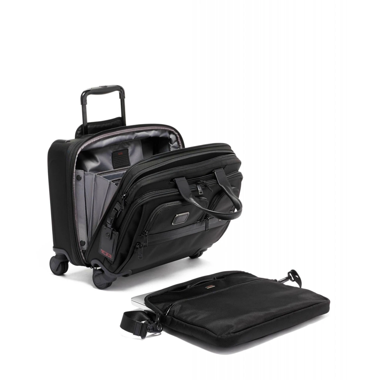 TUMI Alpha 3 Deluxe 4 Wheel Laptop Case Brief TUMI Alpha 3 Deluxe 4 Wheel Laptop Case Brief -Luggage Pros Shop TUMI Alpha 3 Deluxe 4 Wheel Laptop Case Brief 4