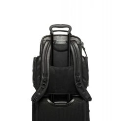 TUMI Alpha 3 Leather Brief Pack -Luggage Pros Shop TUMI Alpha 3 Leather Brief Pack 5