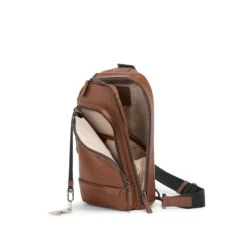 TUMI Harrison Gregory Leather Sling 4 TUMI Harrison Gregory Leather Sling -Luggage Pros Shop TUMI Harrison Gregory Leather Sling 3