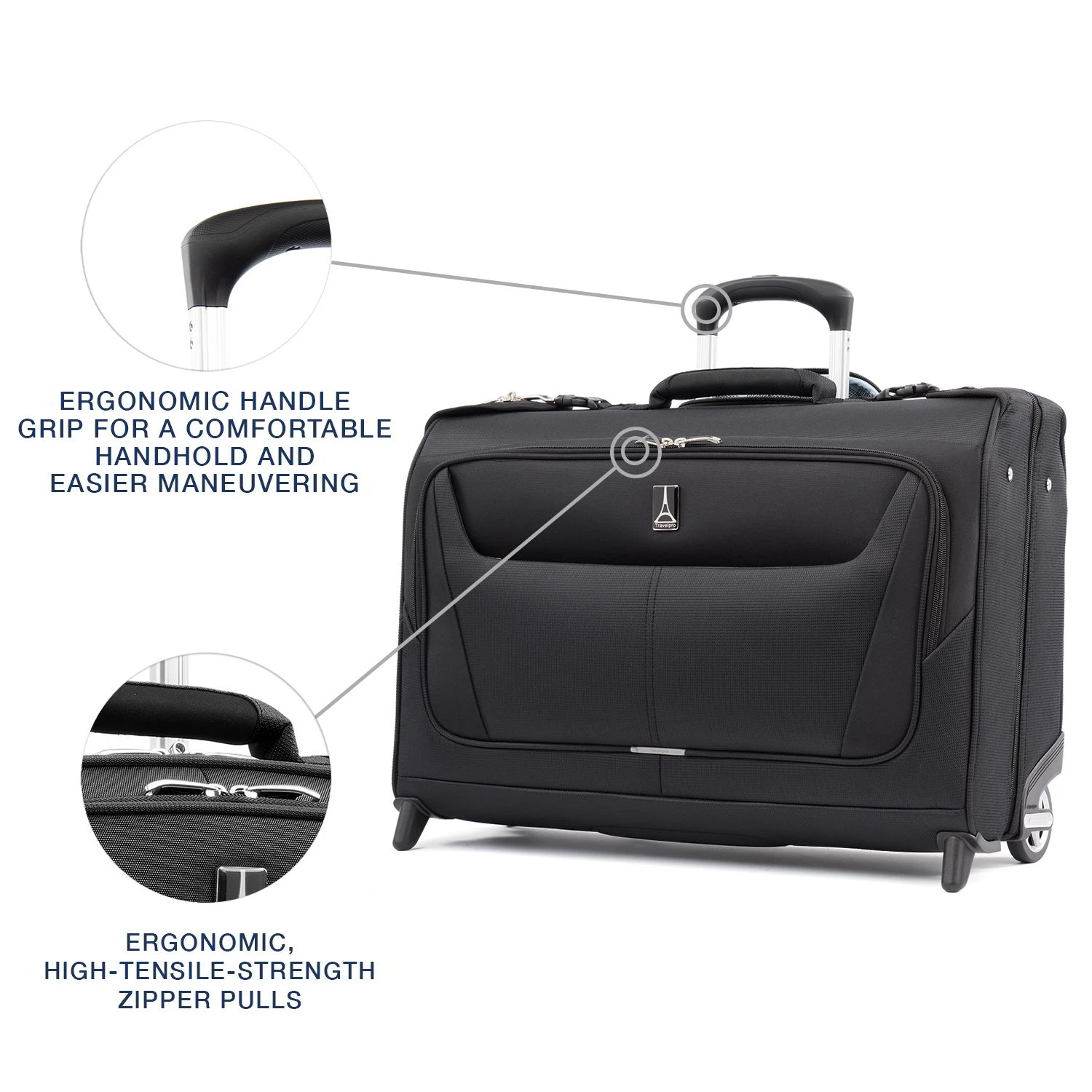 Travelpro Maxlite 5 Lightweight Carry-On Rolling Garment Bag Travelpro Maxlite 5 Lightweight Carry-On Rolling Garment Bag -Luggage Pros Shop Travelpro Maxlite 5 Lightweight Carry On Rolling Garment Bag 2