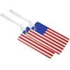 Voltage Valet Luggage Tag US Flag (2 Pack) -Luggage Pros Shop Voltage Valet Luggage Tag US Flag 2 Pack