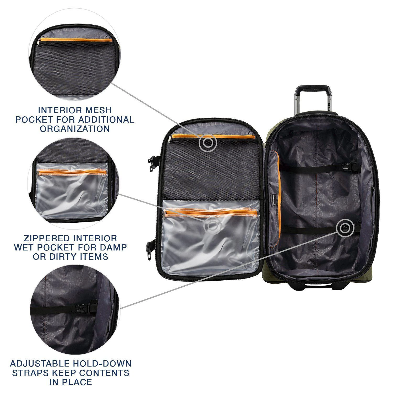 Bold by Travelpro 25" Expandable Rollaboard Bold By Travelpro 25" Expandable Rollaboard -Luggage Pros Shop bold by travelpro 25 expandable rollaboard 14