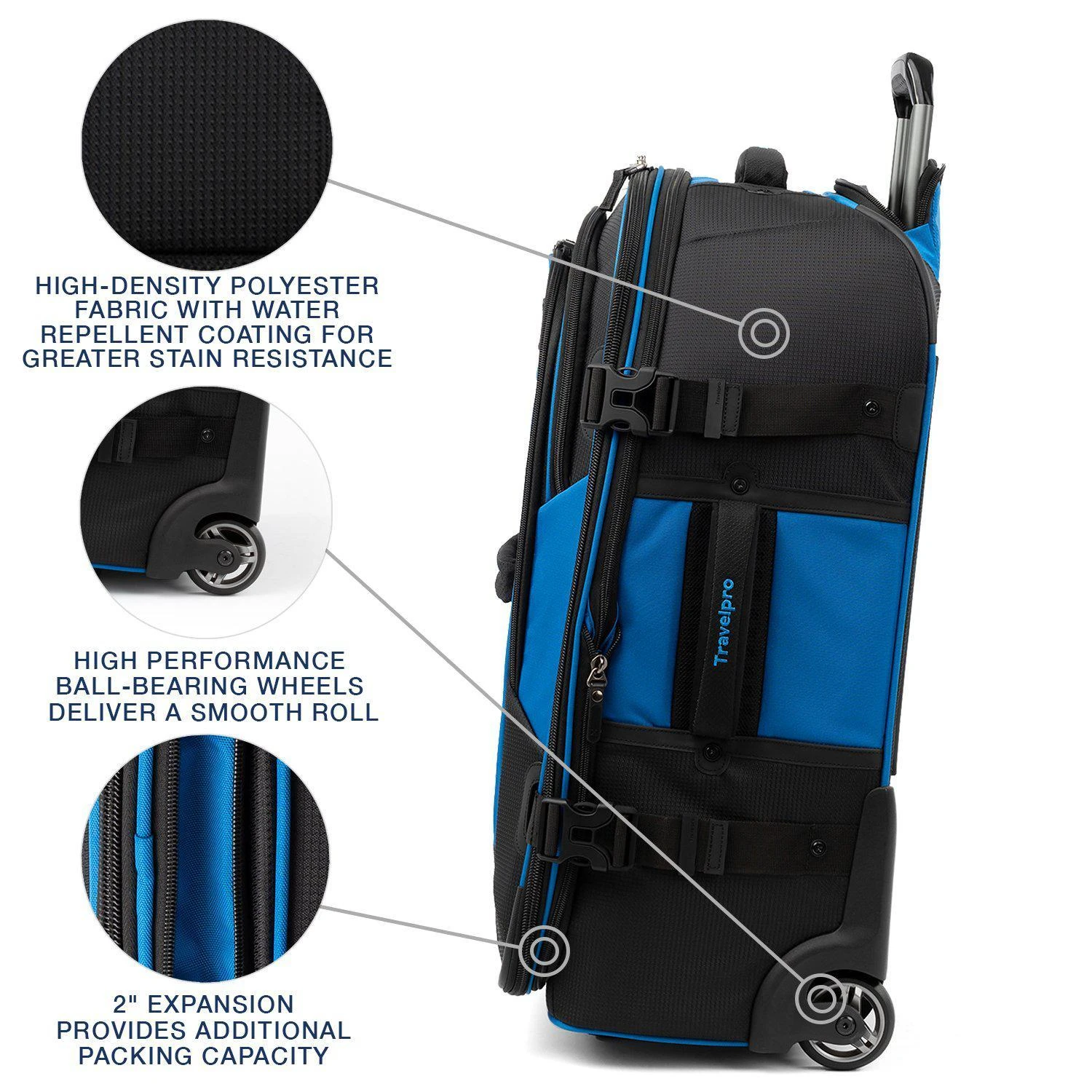 Bold by Travelpro 25" Expandable Rollaboard Bold By Travelpro 25" Expandable Rollaboard -Luggage Pros Shop bold by travelpro 25 expandable rollaboard 3