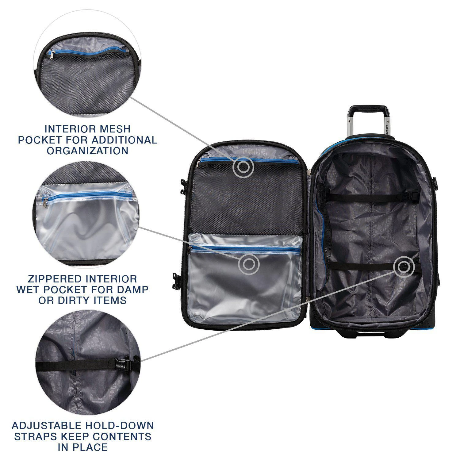 Bold by Travelpro 25" Expandable Rollaboard Bold By Travelpro 25" Expandable Rollaboard -Luggage Pros Shop bold by travelpro 25 expandable rollaboard 4