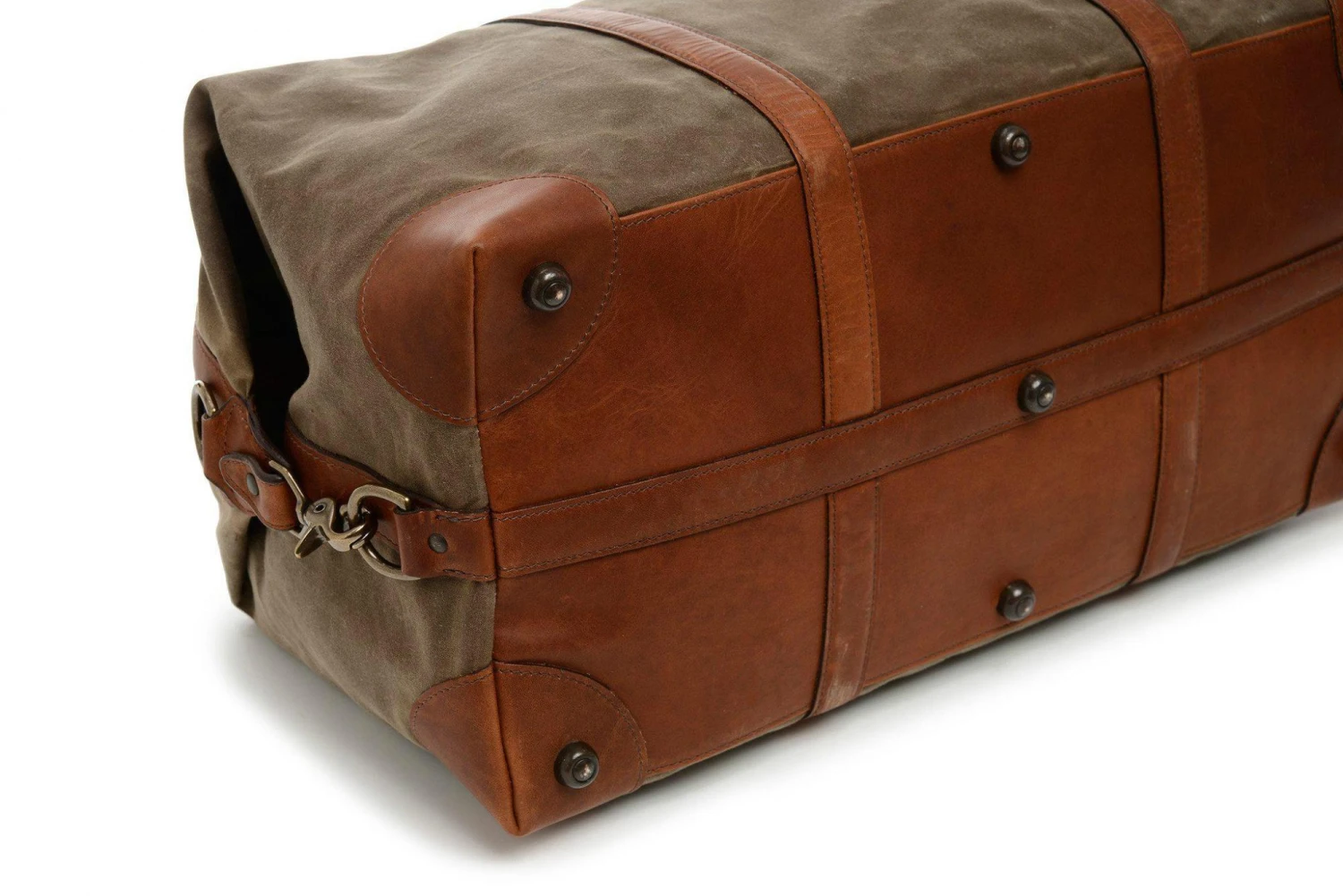 Korchmar Lux Twain 22" Waxed Canvas Weekender Korchmar Lux Twain 22" Waxed Canvas Weekender -Luggage Pros Shop korchmar lux twain 22 waxed canvas weekender 10