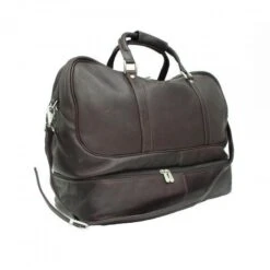Piel Leather False-Bottom Sports Bag -Luggage Pros Shop piel leather false bottom sports bag 6