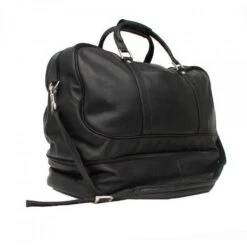 Piel Leather False-Bottom Sports Bag -Luggage Pros Shop piel leather false bottom sports bag 7