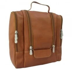 Piel Leather Hanging Travel Toiletry Kit -Luggage Pros Shop piel leather hanging travel toiletry kit 9