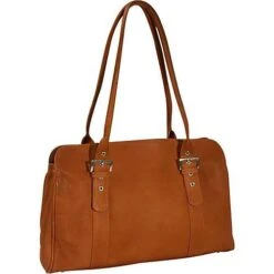 Piel Leather Ladies Buckle Business Tote -Luggage Pros Shop piel leather ladies buckle business tote 3