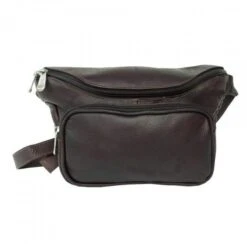 Piel Leather Large Classic Waist Bag -Luggage Pros Shop piel leather large classic waist bag 5