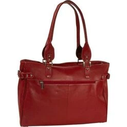 Piel Leather Large Ladies Side Strap Tote -Luggage Pros Shop piel leather large ladies side strap tote 7