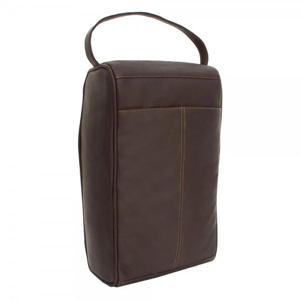 Piel Leather U-Zip Shoe Bag Piel Leather U-Zip Shoe Bag -Luggage Pros Shop piel leather u zip shoe bag 2